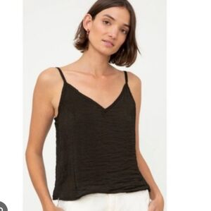 Express Women's Black V-Neck Slip Camisole Tank Top Size Medium